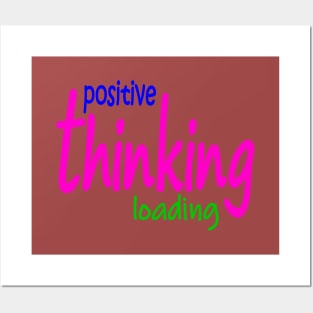 Positive thinking Posters and Art